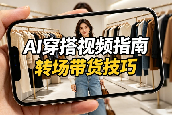 AI穿搭视频速成指南两分钟掌握爆款转场带货技巧