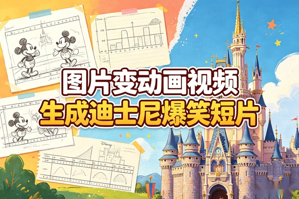 图片秒变动画大片一键生成迪士尼级爆笑短片