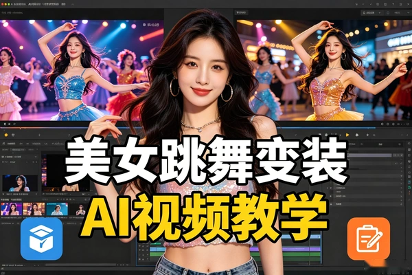 美女跳舞变装教学条条爆款