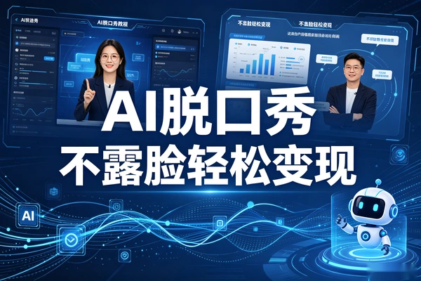 AI脱口秀新玩法不露脸轻松变现